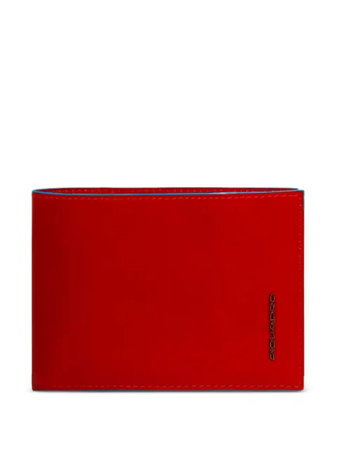 PIQUADRO logo-lettering wallet Red PU257B2R