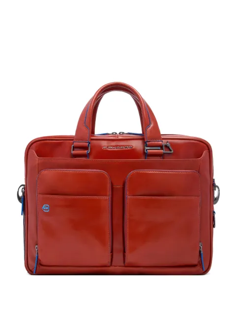 PIQUADRO leather laptop bag Red CA2849B2