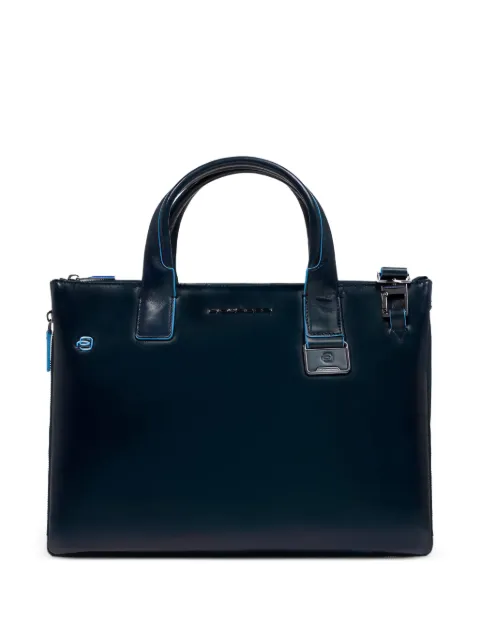 PIQUADRO leather laptop bag Blue CA6857B2