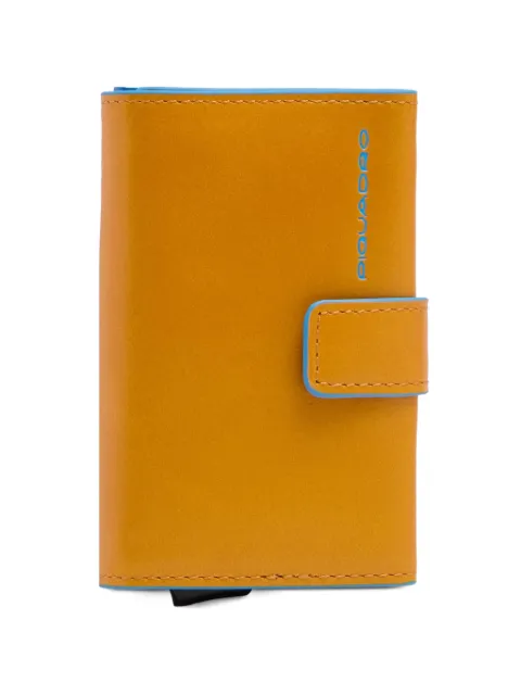 PIQUADRO Pop-up leather cardholder Yellow PP5649B2BLR