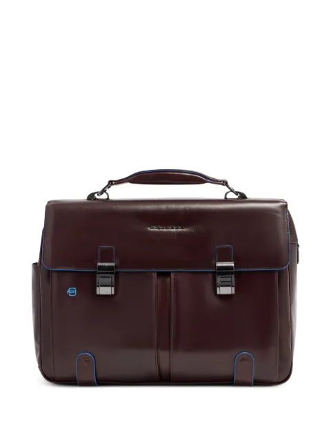 PIQUADRO leather laptop bag Brown CA1068B2