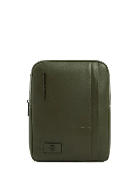 PIQUADRO leather messenger bag Green CA1816W137
