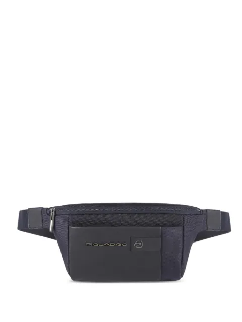 PIQUADRO pockets leather belt bag Blue CA2174BR2