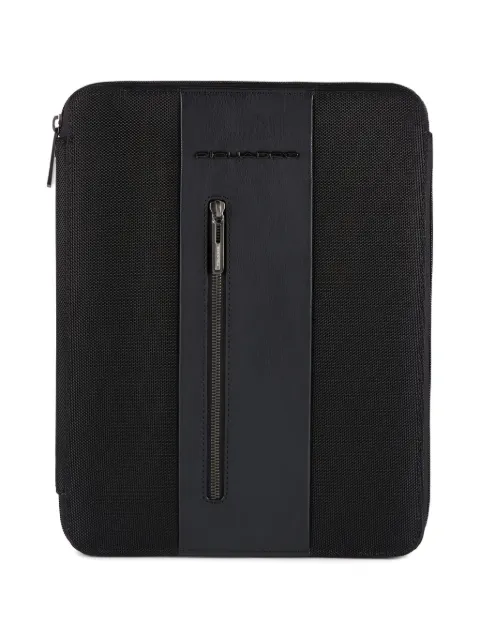 PIQUADRO zip notepad holder Black PB5483BR2