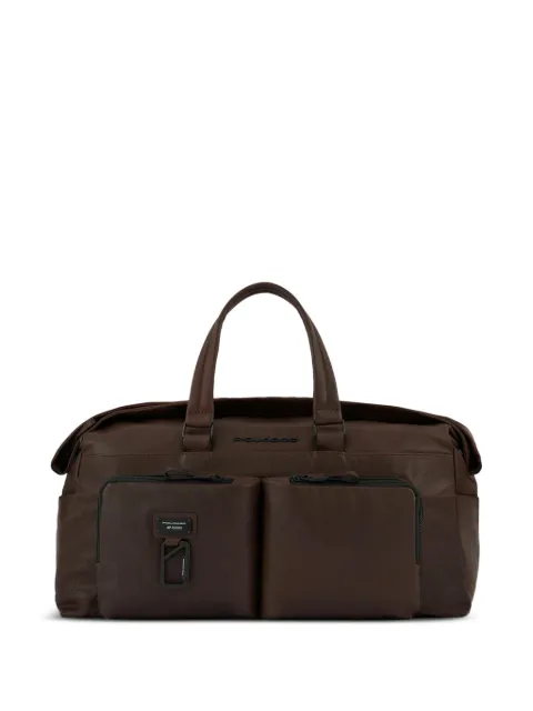 PIQUADRO leather duffel bag Brown BV5740AP