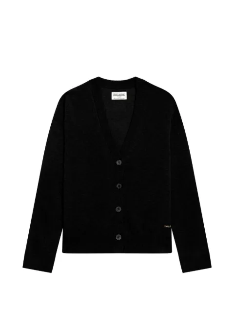 Zadig&Voltaire Mirkaz cashmere cardigan Black KWCA01722