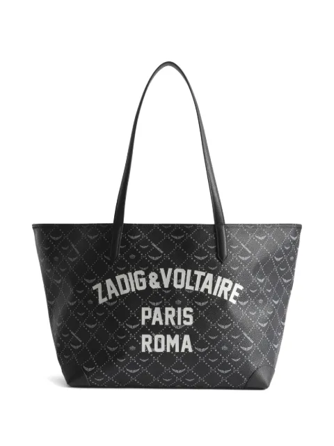 Zadig&Voltaire logo-print tote bag Black LWBA04560