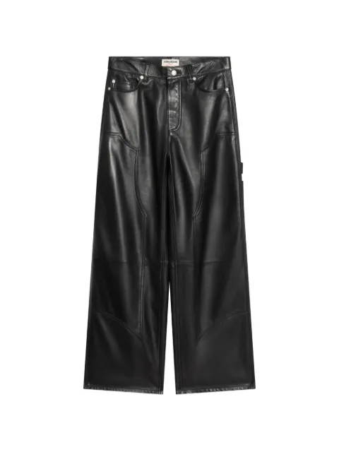 Zadig&Voltaire Perya leather trousers Black RWPA01110