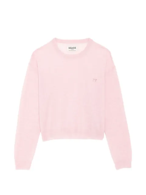 Zadig&Voltaire Swapy jumper 100% cashmere Pink KWSW03019