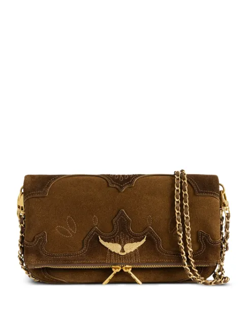 Zadig&Voltaire Rock Western clutch Brown LWBA04434