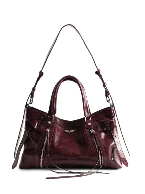 Zadig&Voltaire Madison small vintage patent bag Red LWBA04517