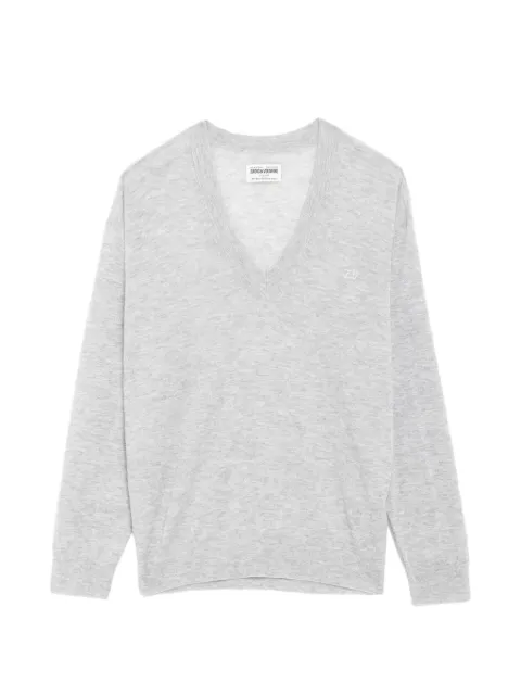 Zadig&Voltaire Swyny jumper 100% cashmere Grey KWSW02973