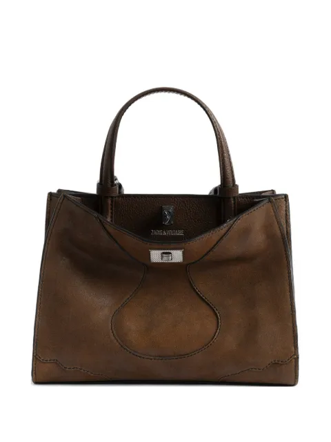 Zadig&Voltaire Jack mini suede bag Brown LWBA04330