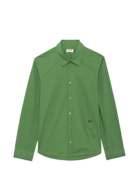 Zadig&Voltaire Sid shirt Green WMSH01351