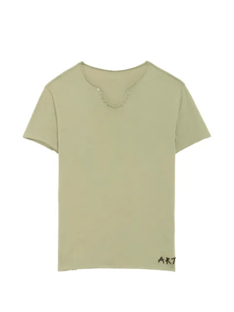 Zadig&Voltaire Monastir Henley T-shirt Green JMTN01681