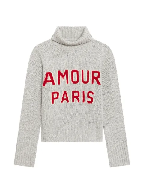 Zadig&Voltaire Nalmo merino wool sweater Grey KWSW02998