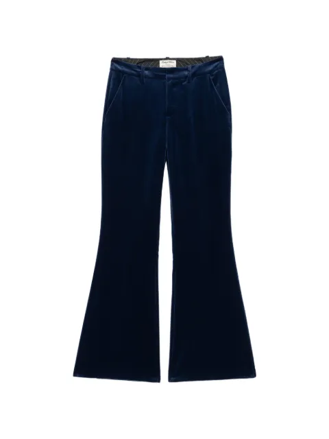 Zadig&Voltaire Prevy velvet trousers Blue WWPA01909