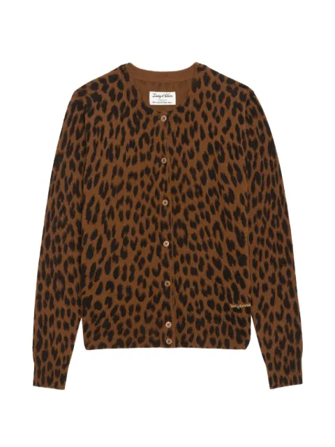 Zadig&Voltaire Missia leopard cardigan Brown KWCA01713