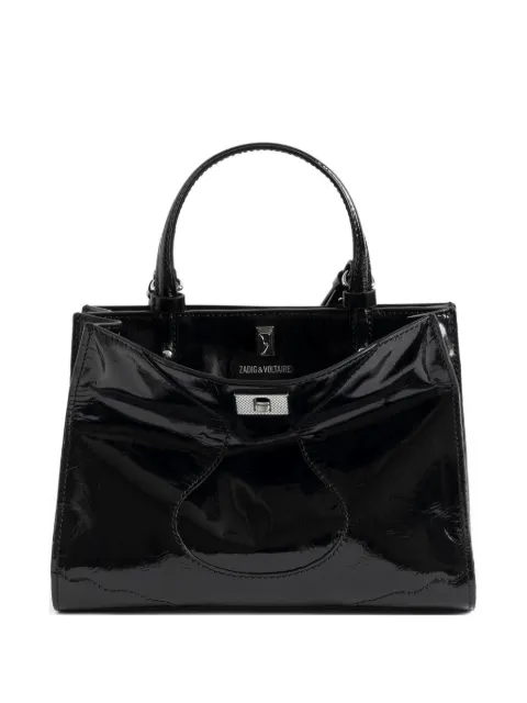 Zadig&Voltaire Jack mini patent bag Black LWBA04329