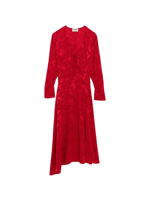 Zadig&Voltaire Rouna jac horses dress Red WWDR02638