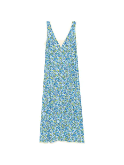 Zadig&Voltaire Renzo floral-print midi dress Blue WWDR02694