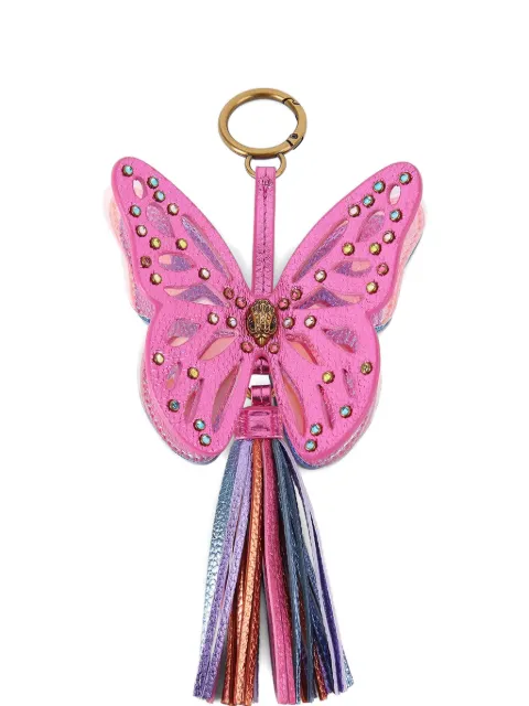 Kurt Geiger London butterfly tassel bag charm Pink 5587795999