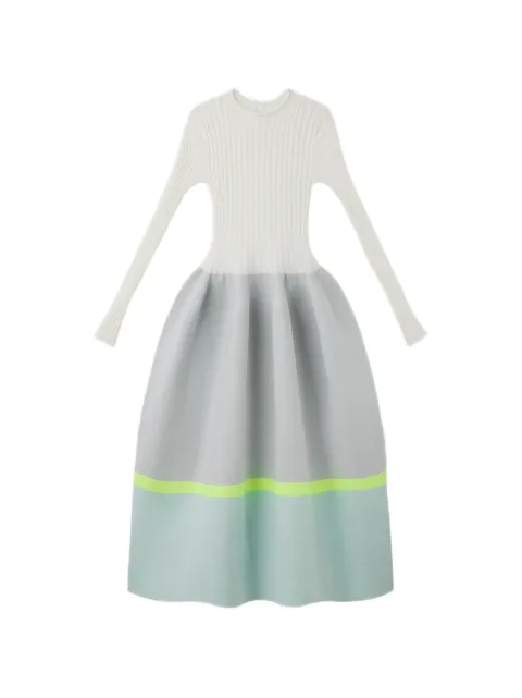 CFCL ribbed panelled dress Grey CF011KH159