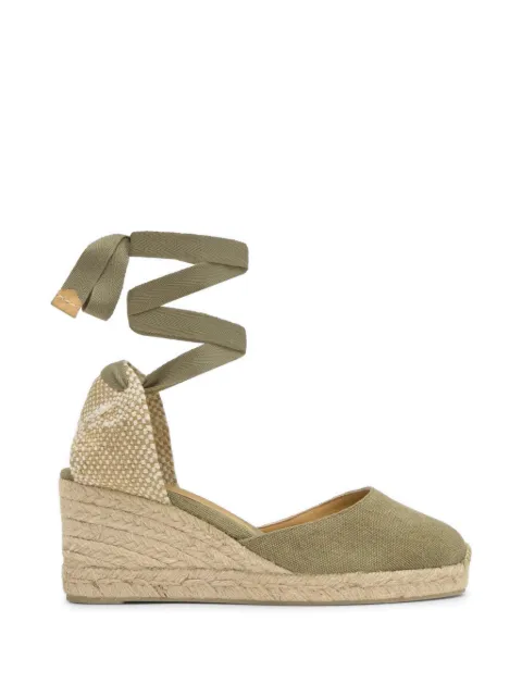 Castañer Carina canvas espadrilles Green 021644