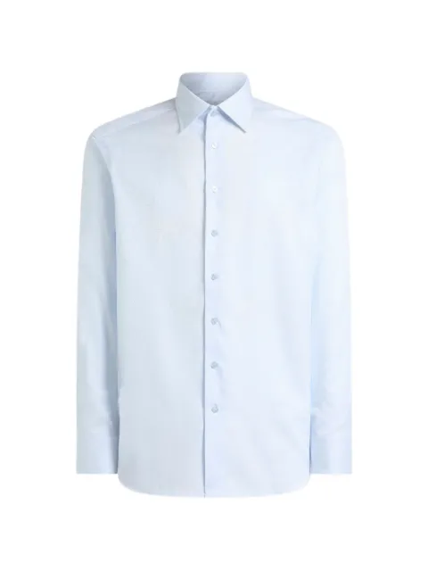 ETRO jacquard-motif shirt Blue MRIB0025AQ043