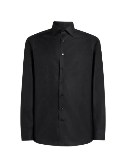 ETRO jacquard-motif cotton shirt Black MRIB0025AQ043