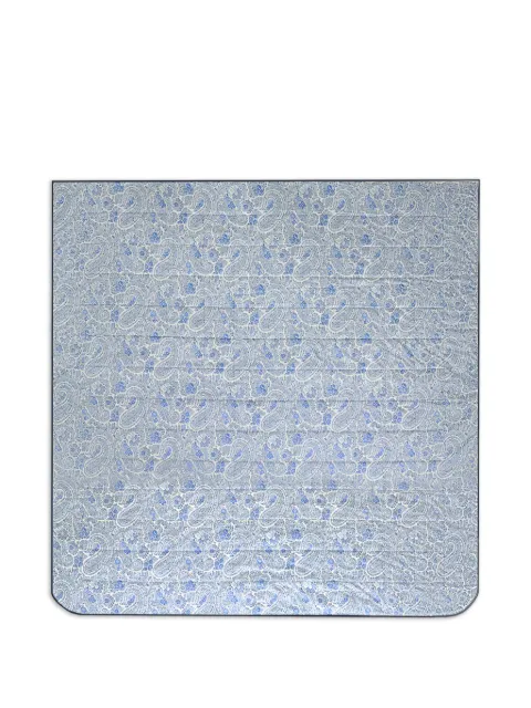 ETRO HOME striped paisley cotton quilt Blue UKBB000199KA518
