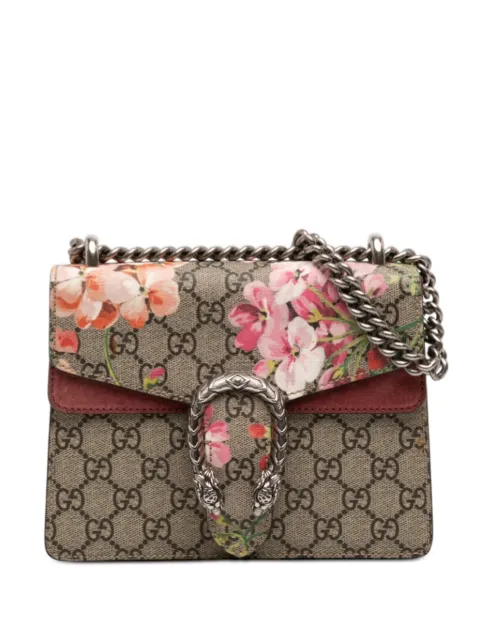 Gucci Pre-Owned 2016-2025 Small GG Supreme Blooms Dionysus crossbody bag Neutrals 37Z1UFF5Z25AHD8E