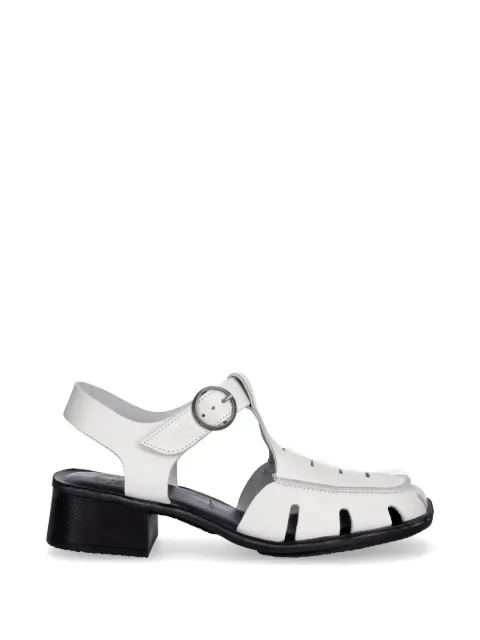Fly London buckle-fastening cut-out sandals White P145392004