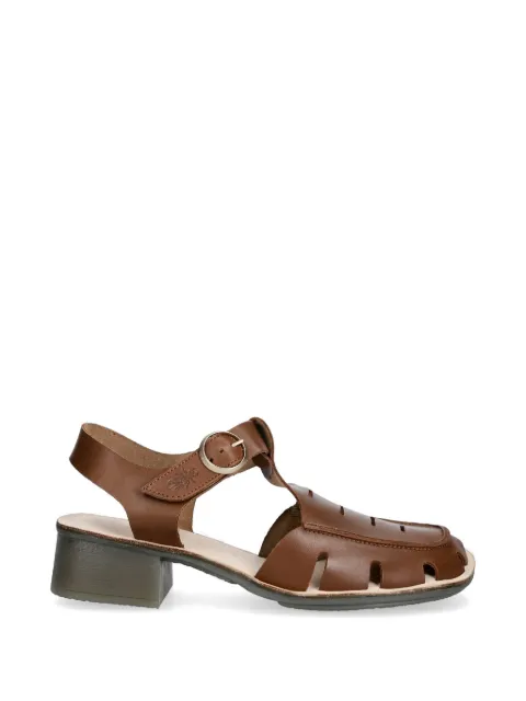 Fly London buckle-fastening cut-out sandals Brown P145392002
