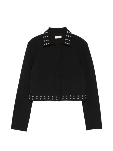 LIU JO embellished cropped jacket Black WA6107T2527