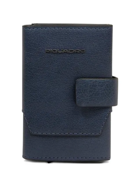 PIQUADRO Pop-up leather cardholder Blue PP5649S141R