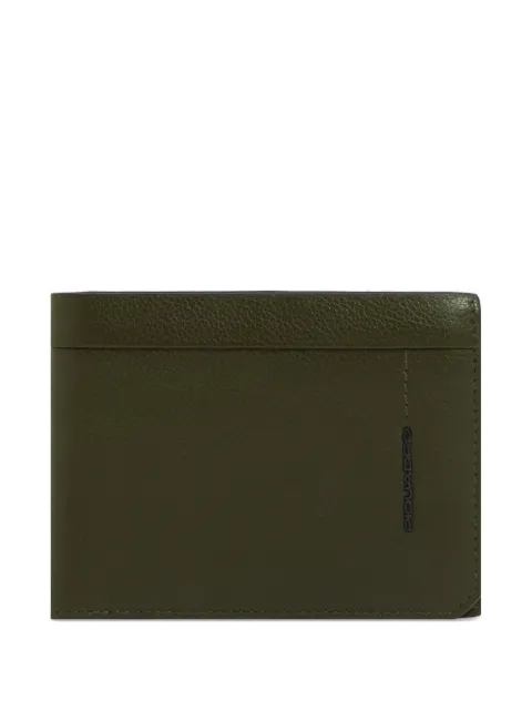 PIQUADRO coin pocket leather wallet Green PU257W137R