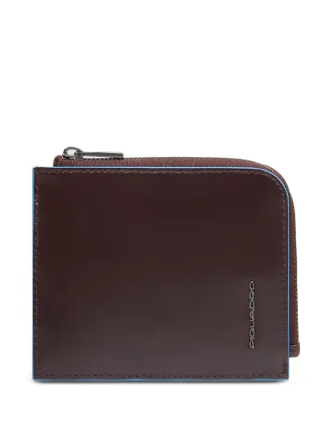 PIQUADRO zipped leather wallet Brown PP6860B2R
