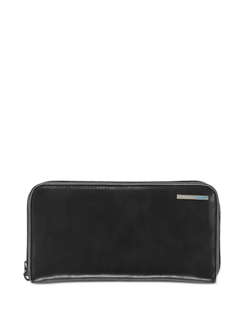 PIQUADRO zip-around leather wallet Black PD1515B2R