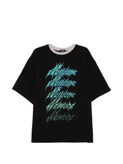 We11done printed T-shirt Black WDTT126767UBK
