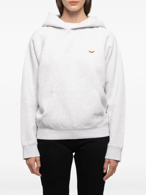 Zadig&Voltaire Georgy horse-print hoodie Grey JWSS01741