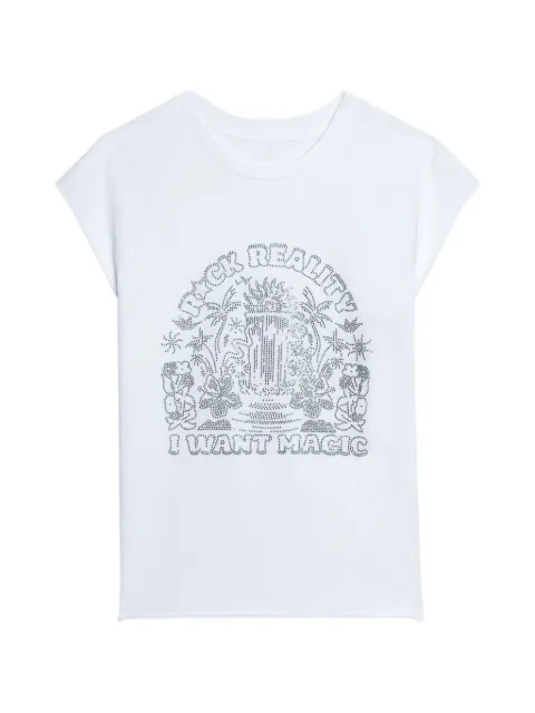 Zadig&Voltaire Cloe crew-neck T-shirt White JWTT01293