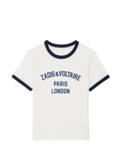 Zadig&Voltaire Woos logo-print T-shirt Neutrals JWTS03004