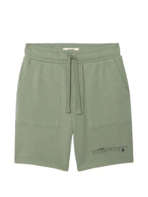 Zadig&Voltaire logo-print drawstring shorts Green JMBS01036