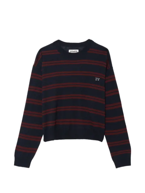 Zadig&Voltaire Swapy jumper 100% cashmere Blue KWSW03029