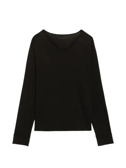 Zadig&Voltaire logo-print long-sleeve T-shirt Black JMTN01678