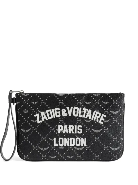 Zadig&Voltaire Z Pouch Resort London clutch bag Black LWSG03873