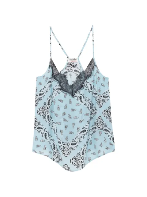 Zadig&Voltaire Cespa Camisole Blue WWCR01349