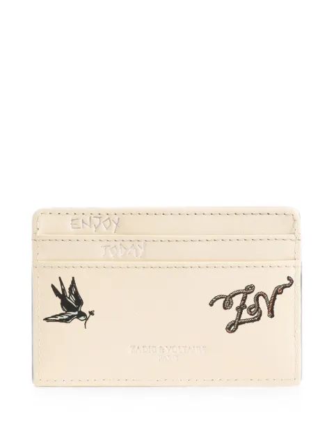 Zadig&Voltaire ZV Pass Tattoo card holder Neutrals LWSG03829