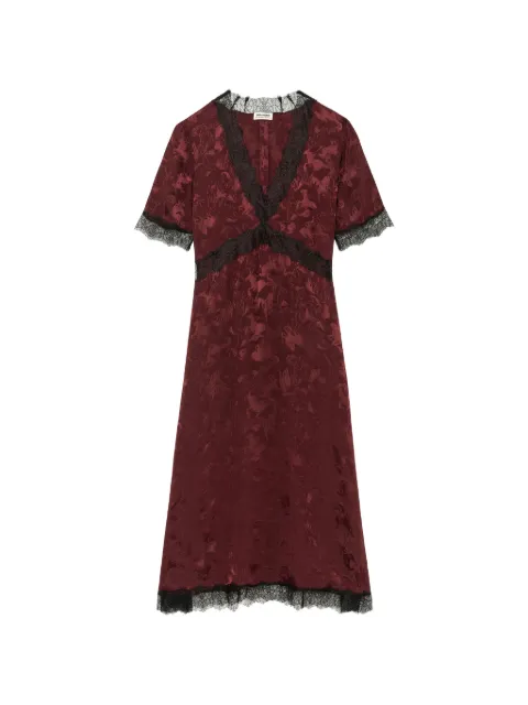 Zadig&Voltaire Redoxal horse-jacquard dress Red WWDR02715